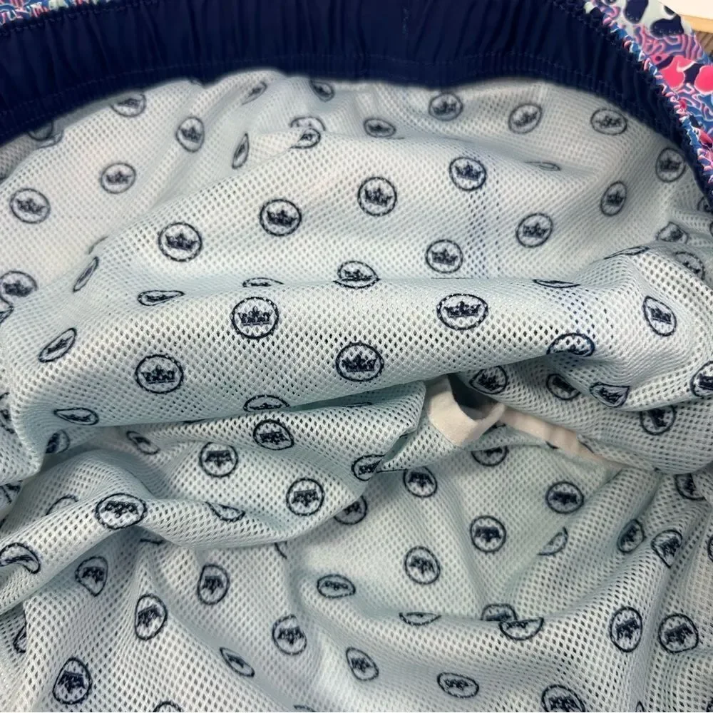 PETER MILLAR Men’s Colorful Clownfish Printed Swim Trunks Sz XL